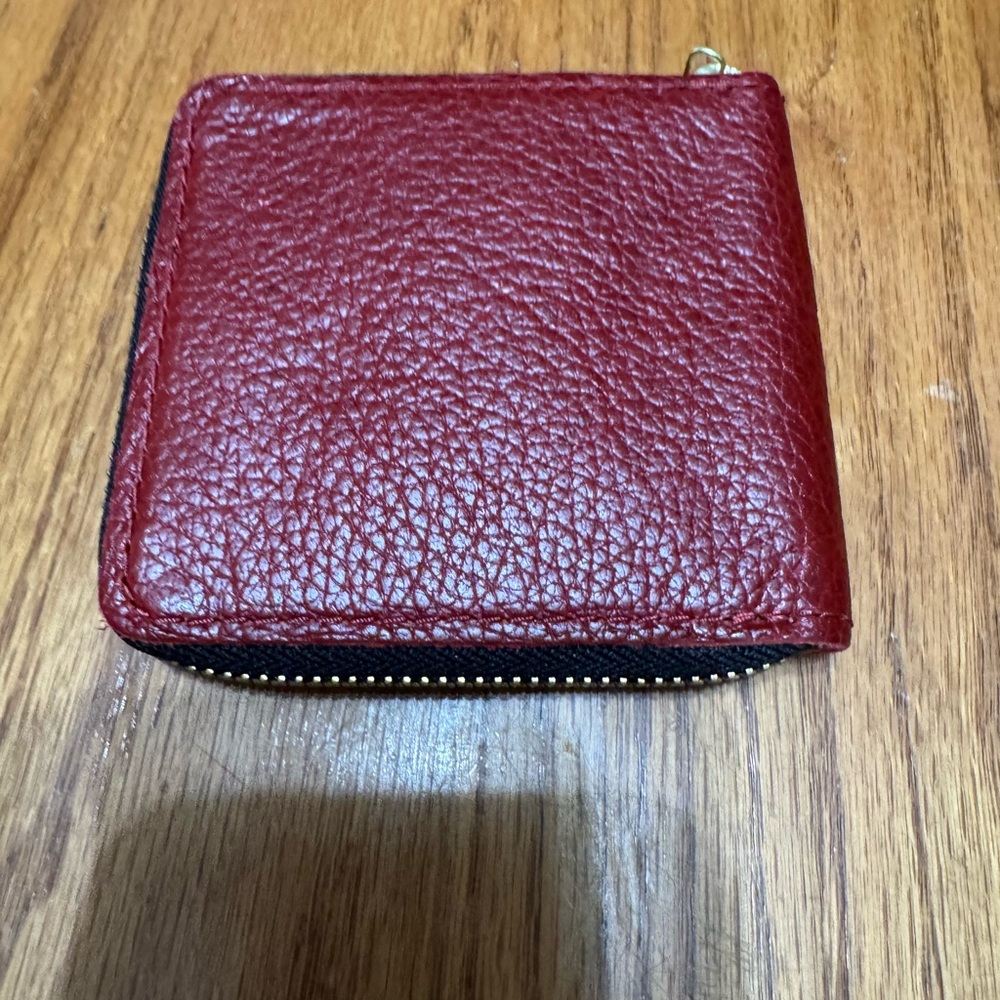 Portland Leather Red Wallet